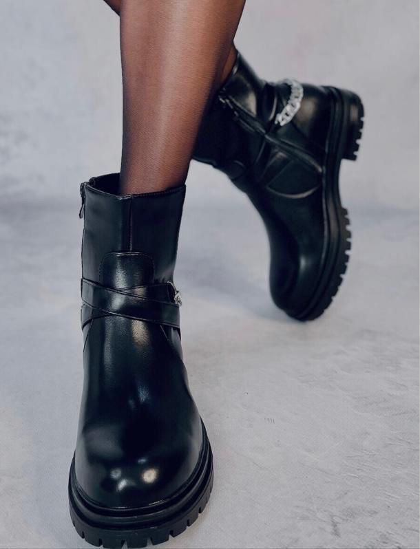 Bottines noir ROSACE