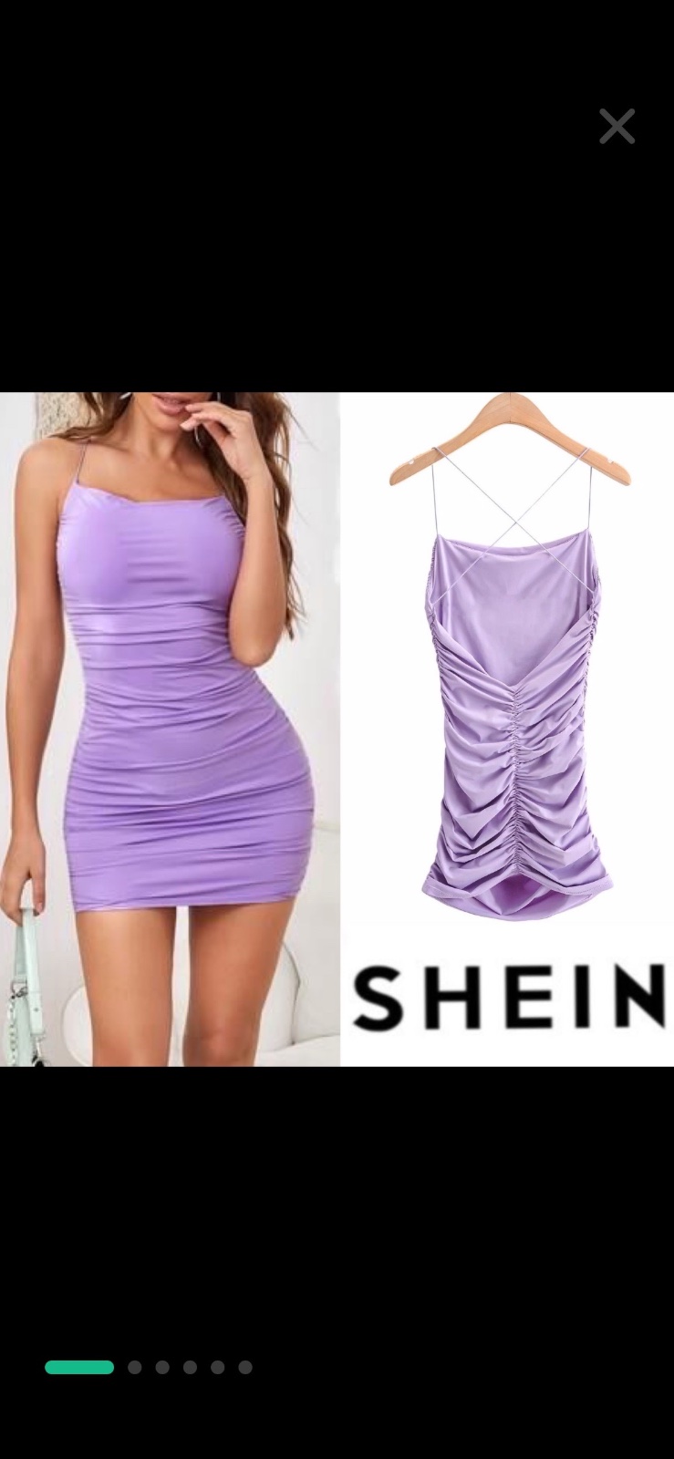 Robe violet 