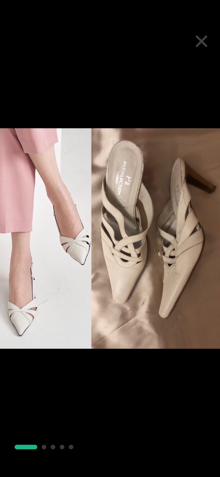 Mules blanc