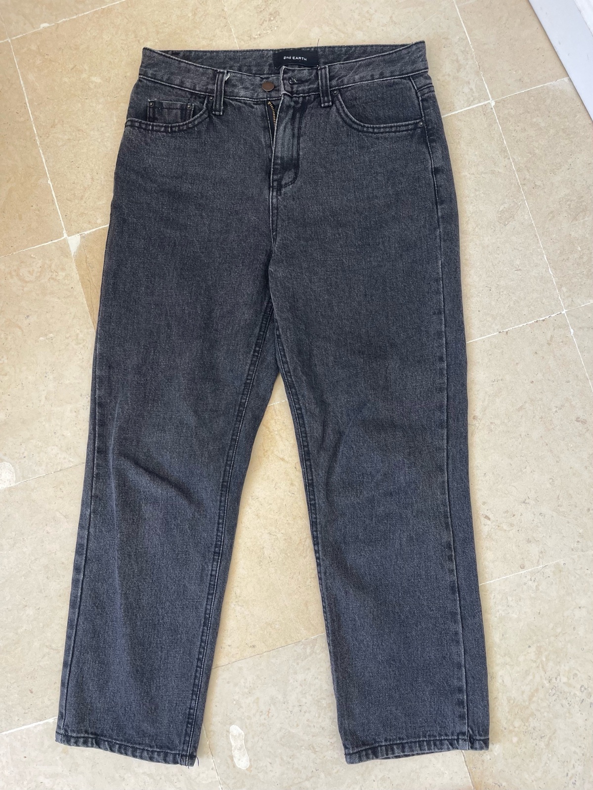 Pantalon djean gris noir