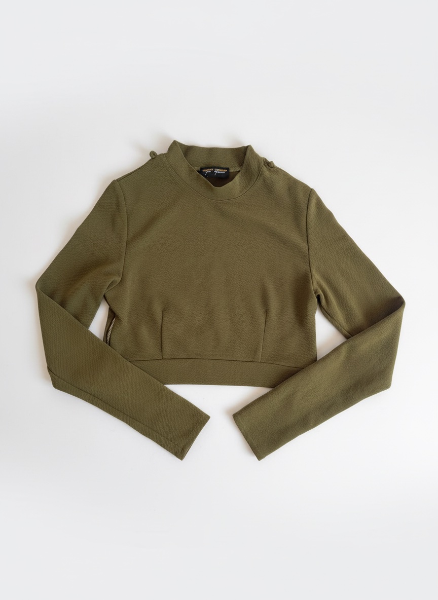 Pull vert olive taille s