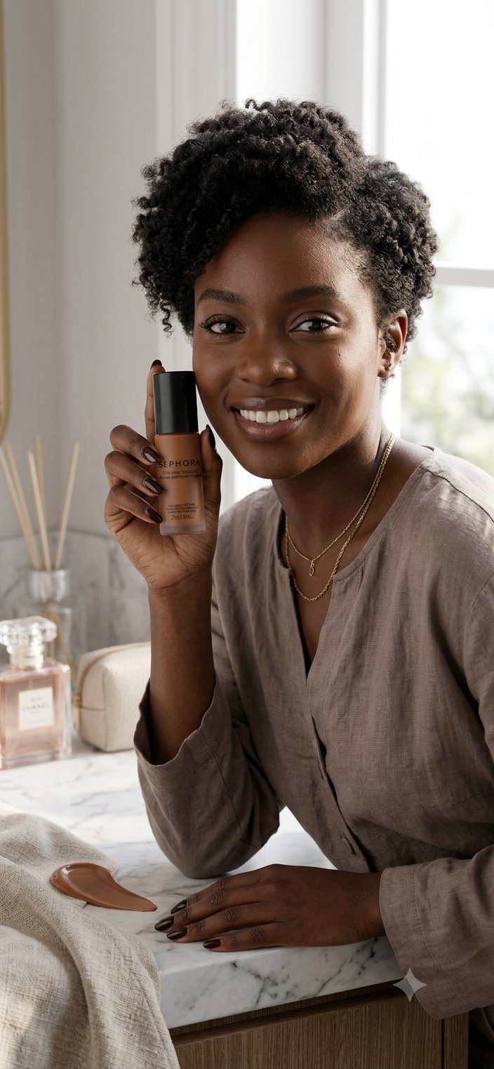 Fond de teint sephora pour femme chocolat