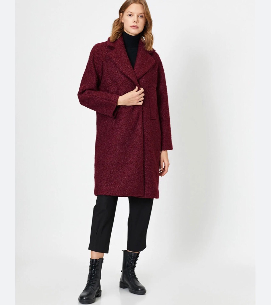 Menteau burgandy 