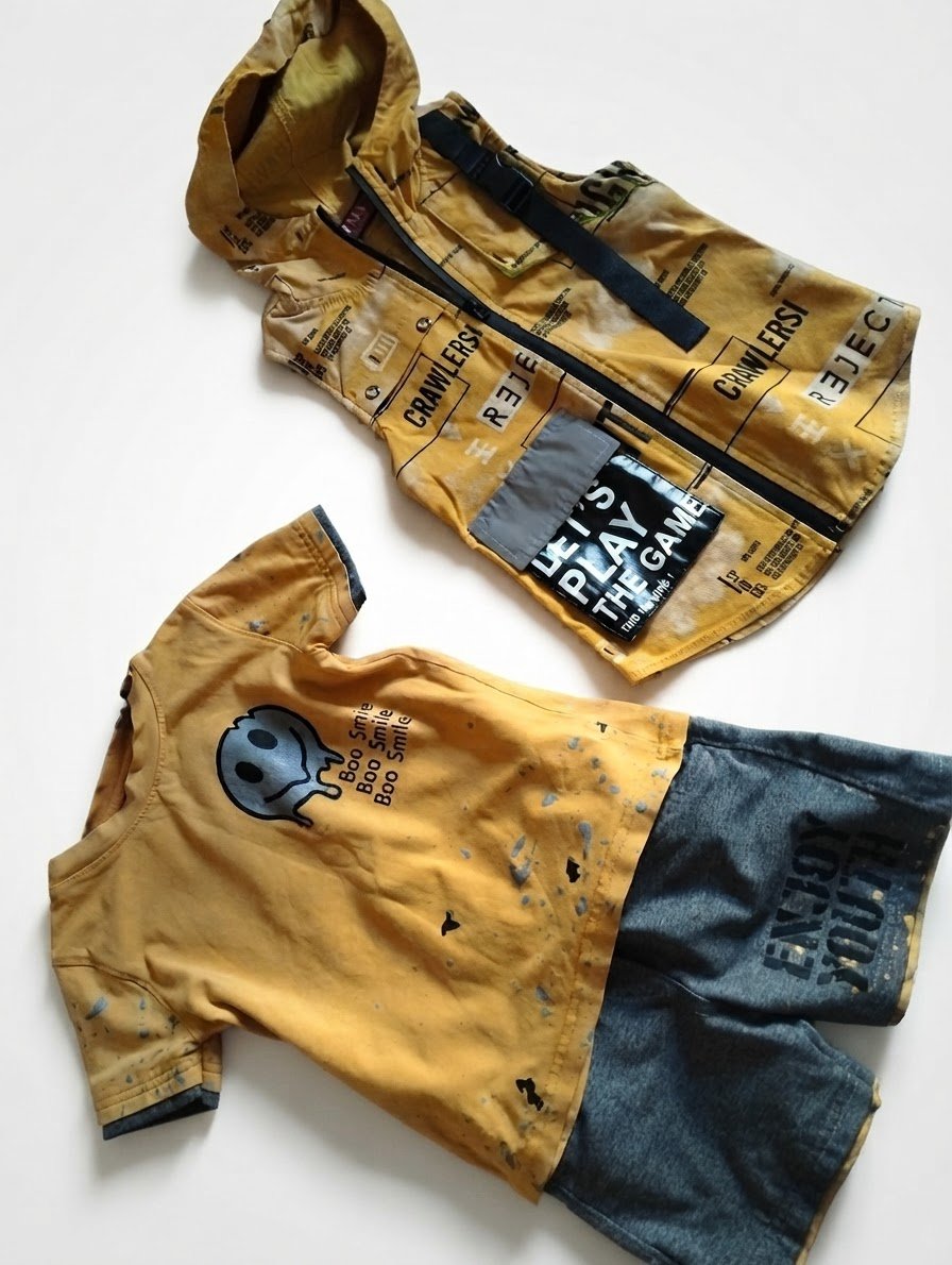  veste légère sans manche tte neuve + tenue offerte en bon état,convient à 3 ans 