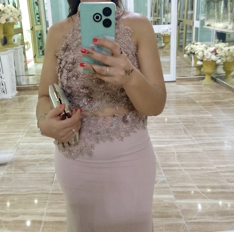 Ensemble soirée rose