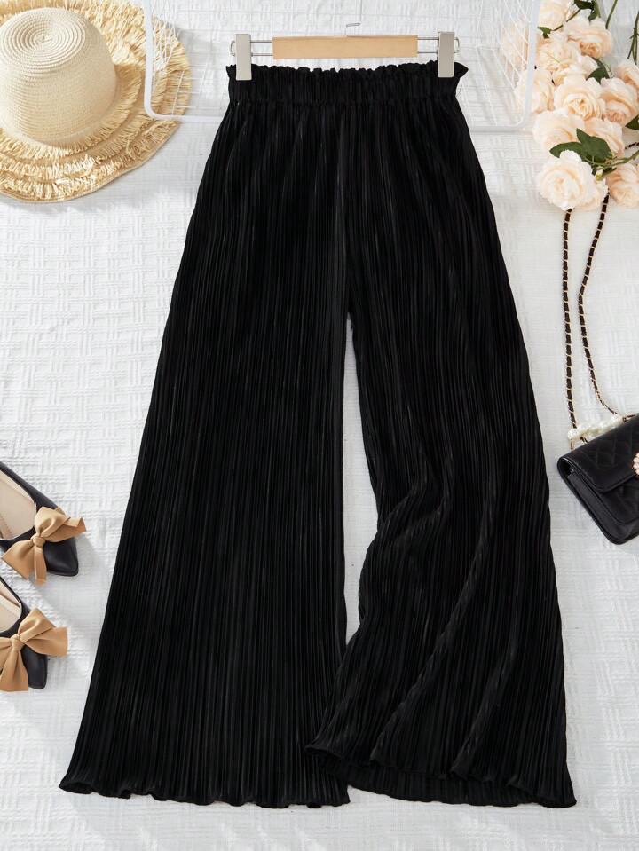 Pantalon plissé fluide
