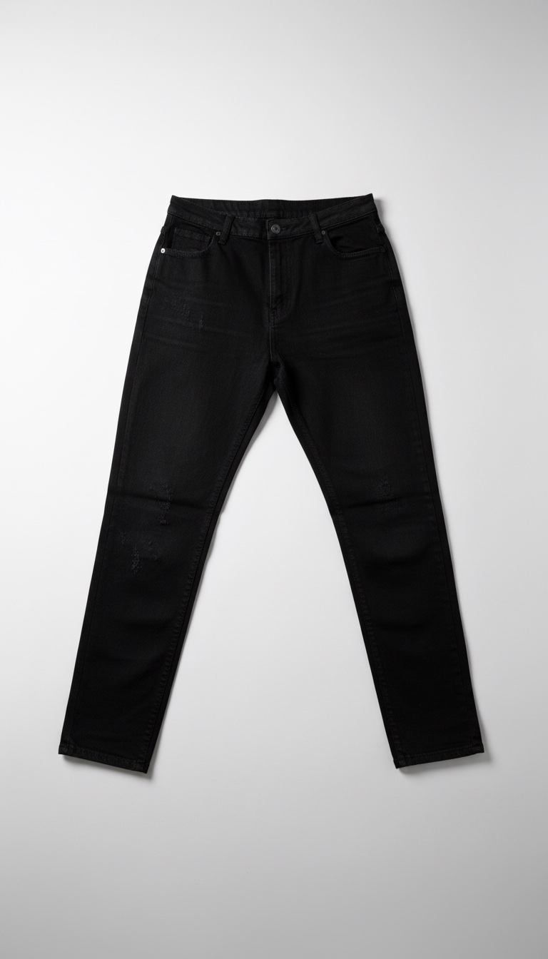 Jean noir femme skinny fit – stretch et confortable