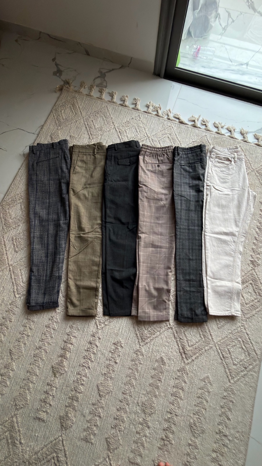 Lot de 6 pantalons pour homme – Taille M