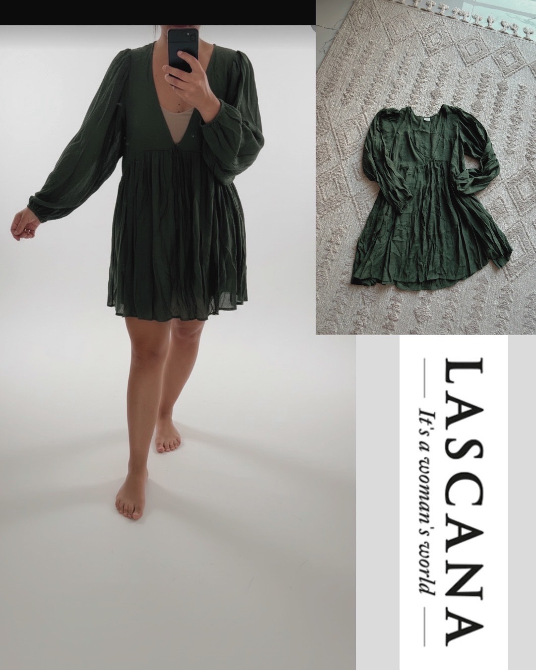 Robe d’été kaki ☀️👗