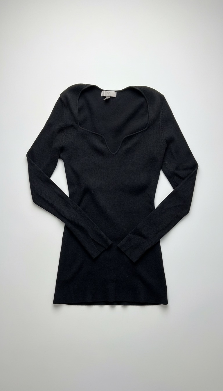 Top femme avec décolleté en V – taille L, style élégant et moderne