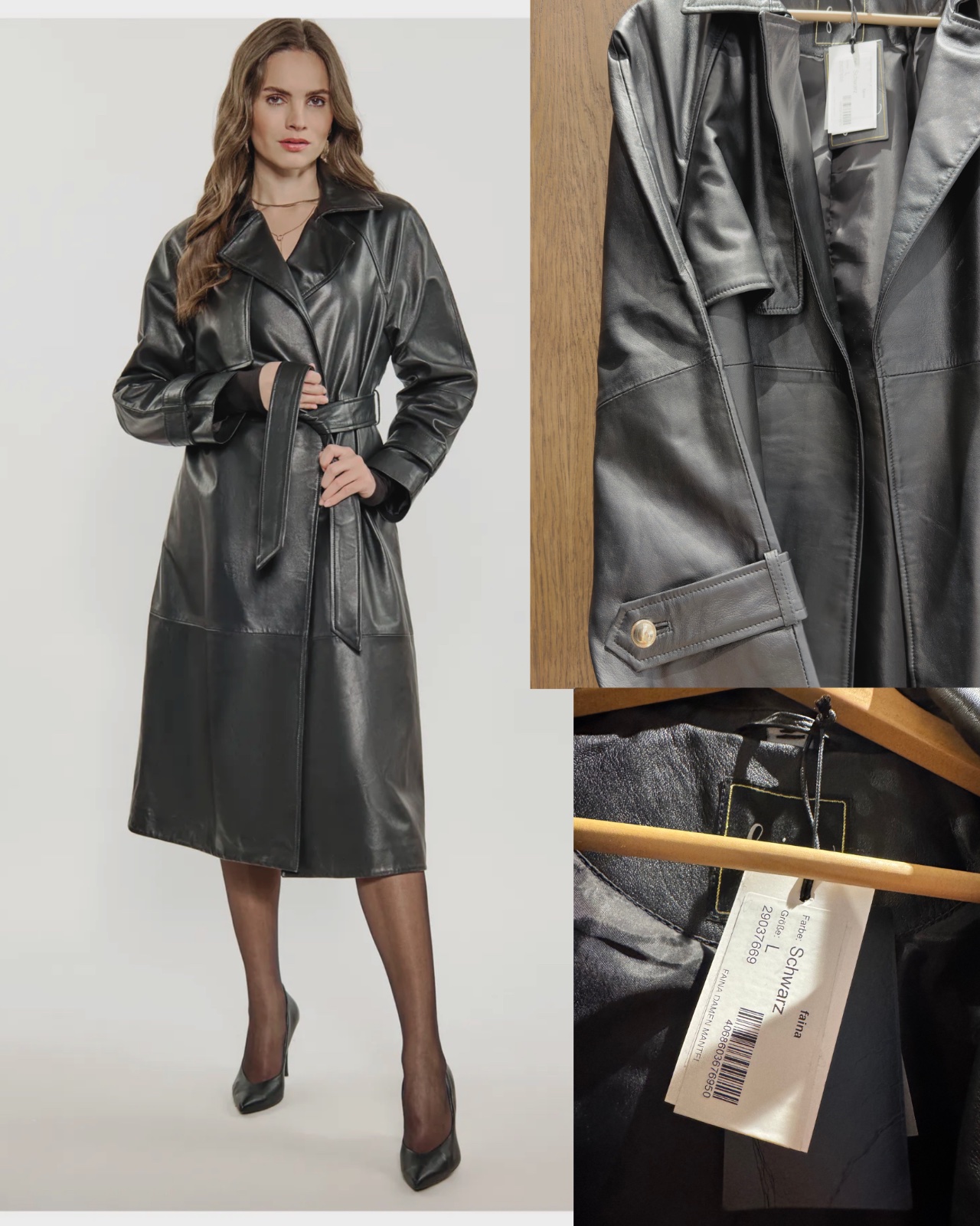 MANTEAU – Trench-coat noir