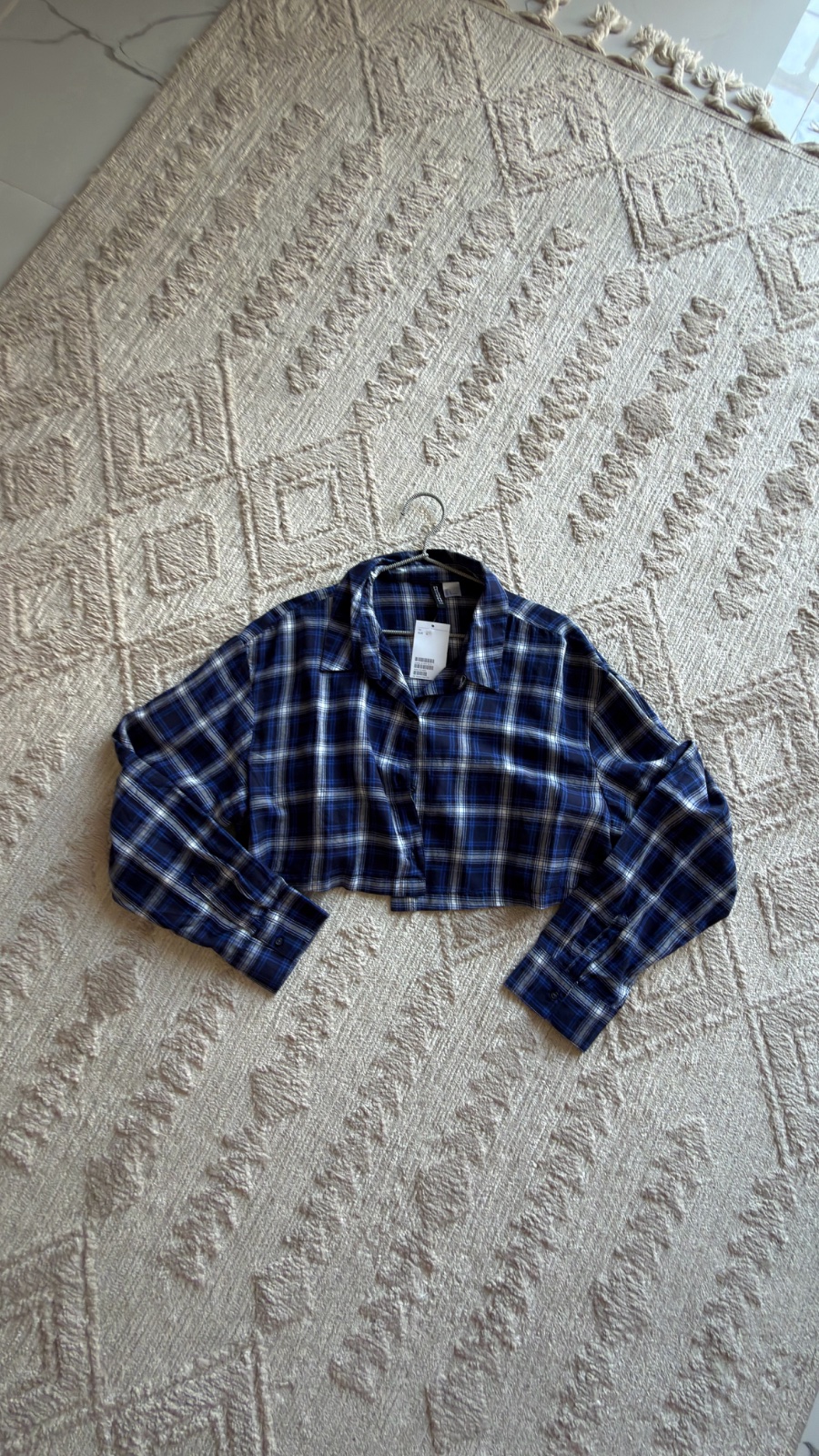 Blouse courte H&M bleue 💙