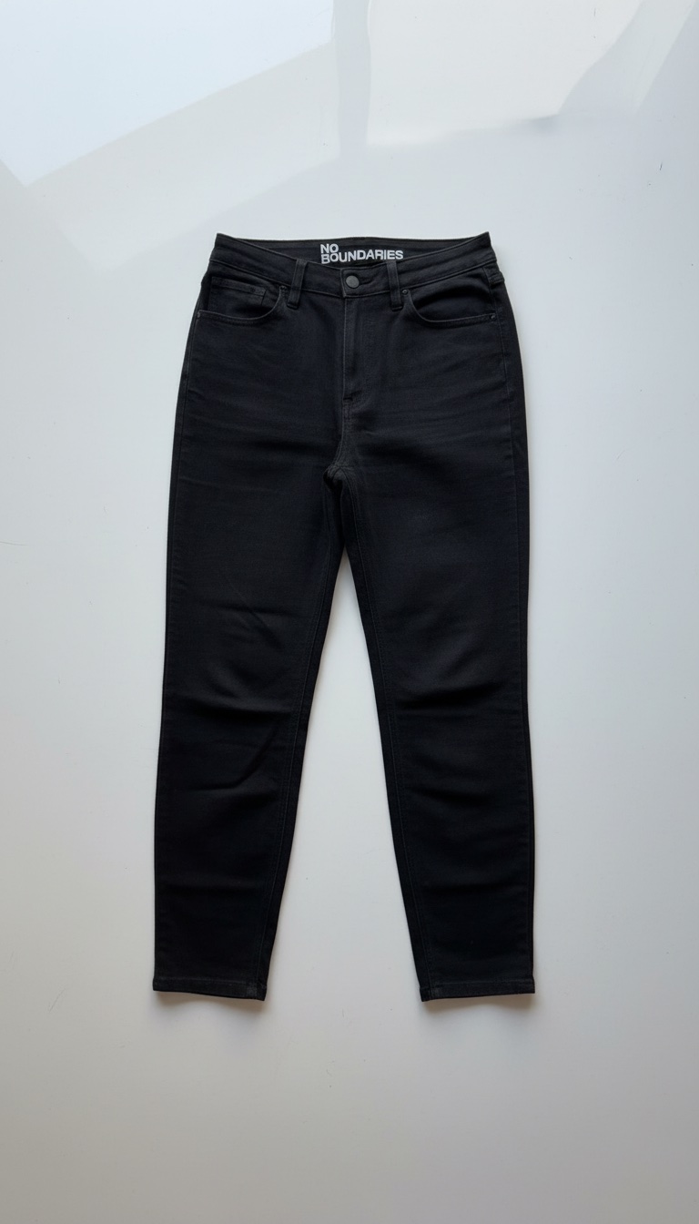 Jean noir femme – taille 8, coupe moderne