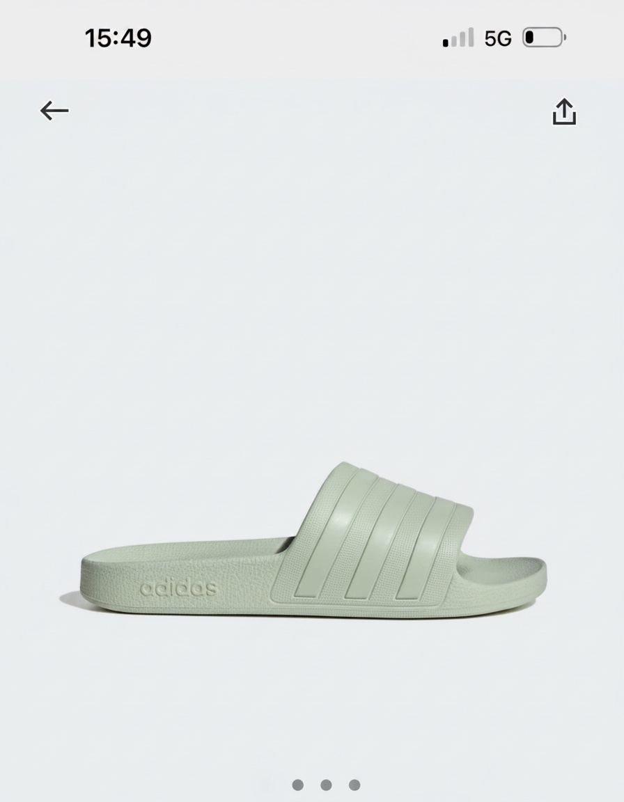 Sandales Adidas vertes pointure 42 Claquettes