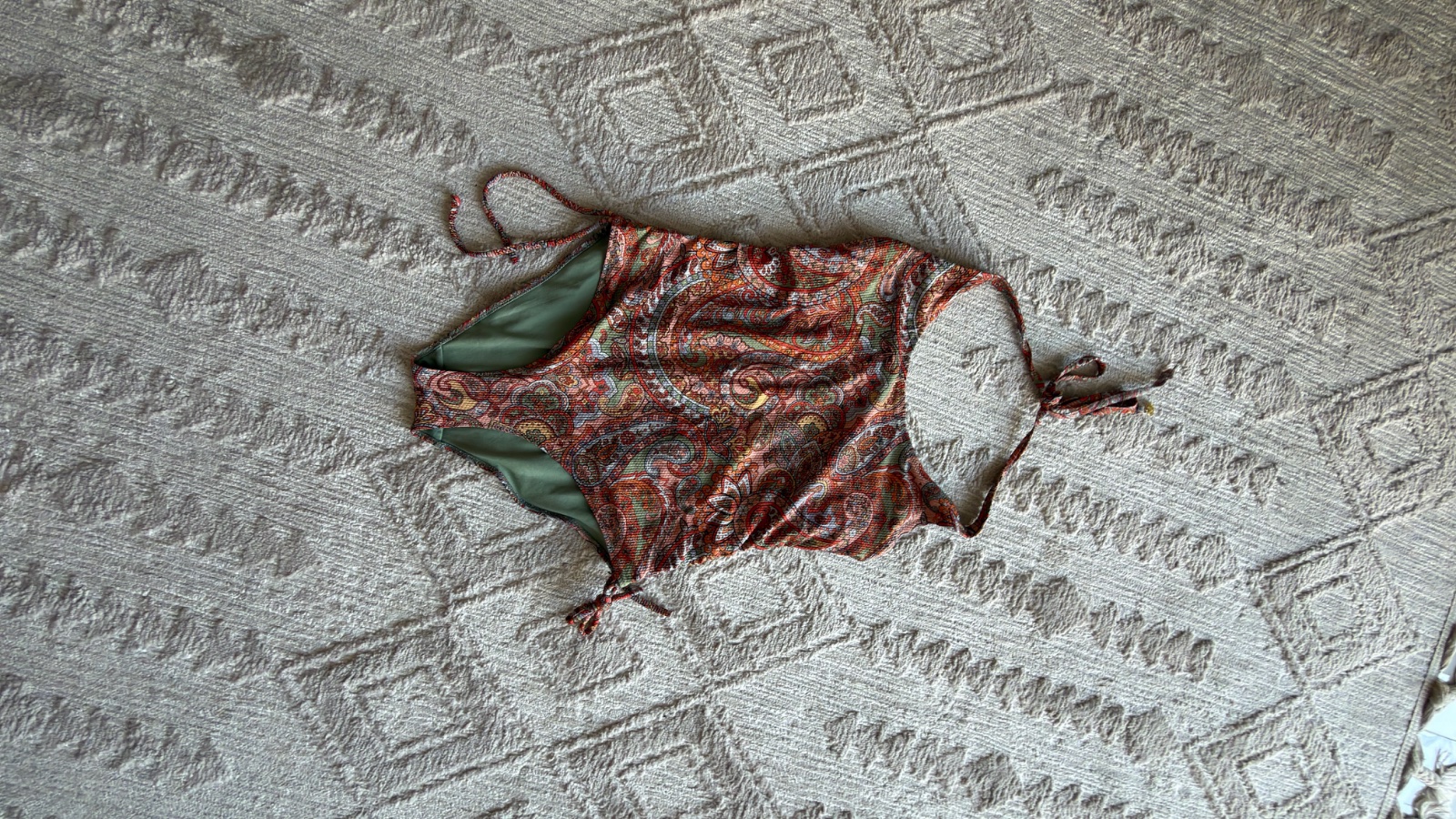 Bikini avec un joli motif 🌸 Maillot