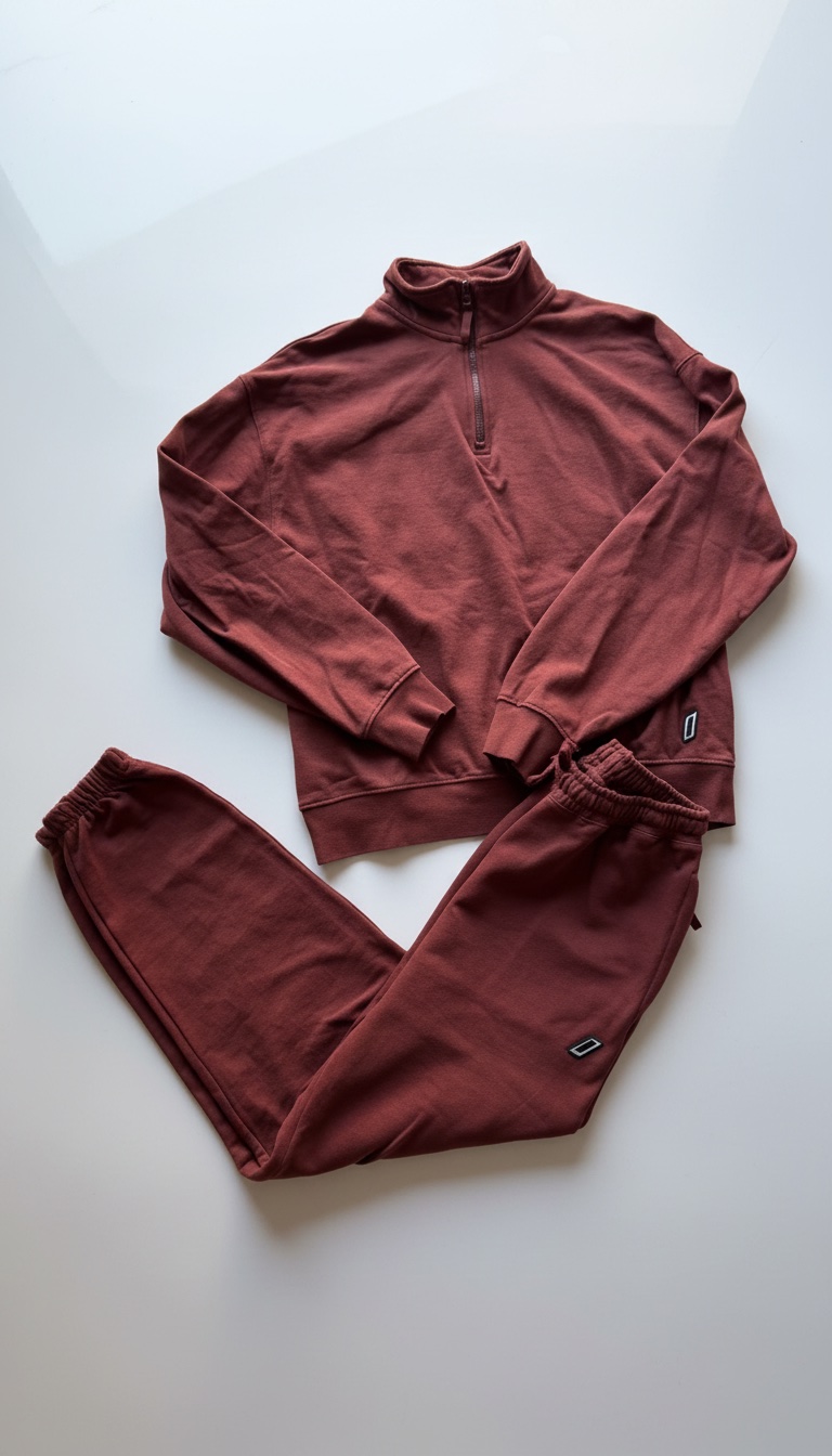 Ensemble de sport homme rouge – confortable et moderne