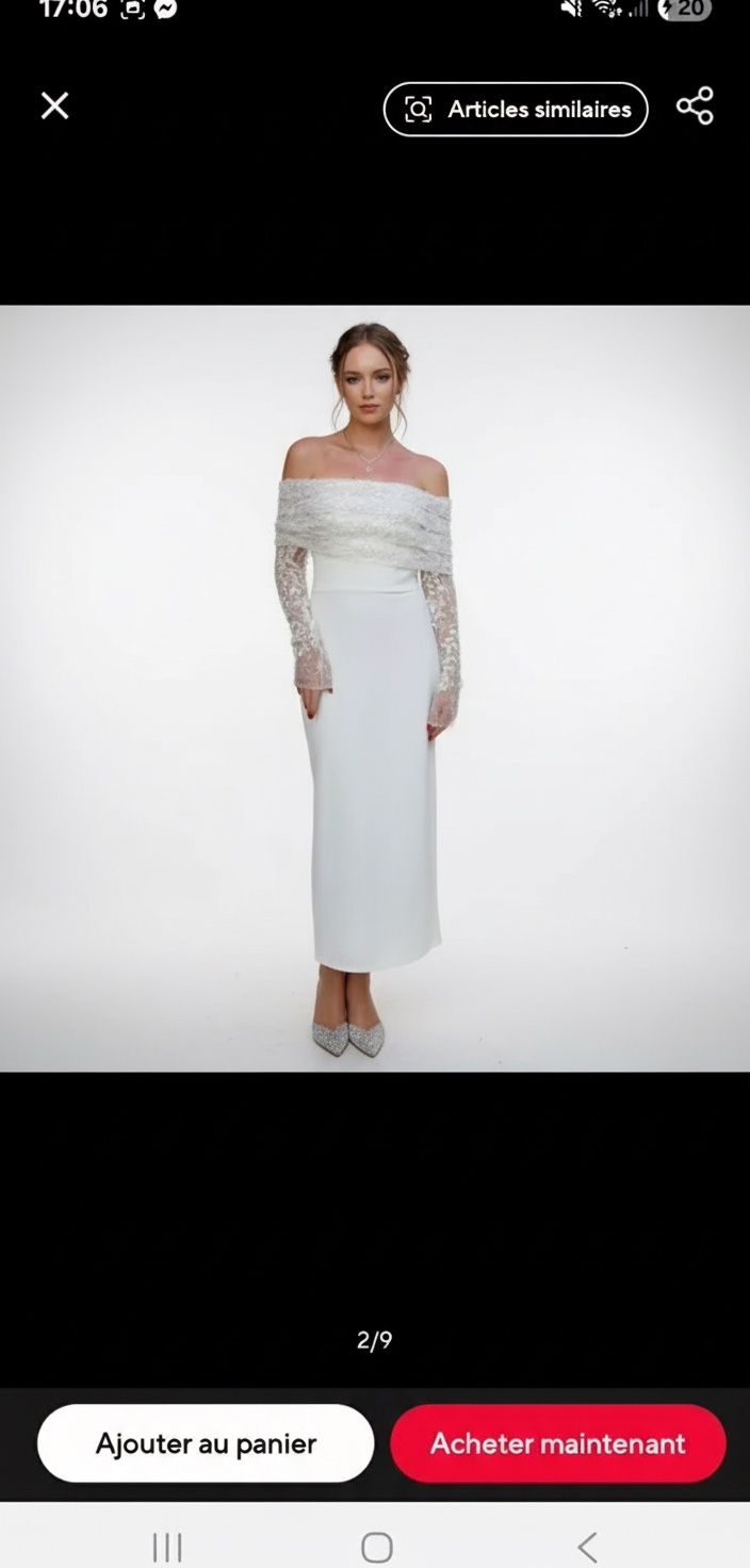 Robe de fiançaille taille 
