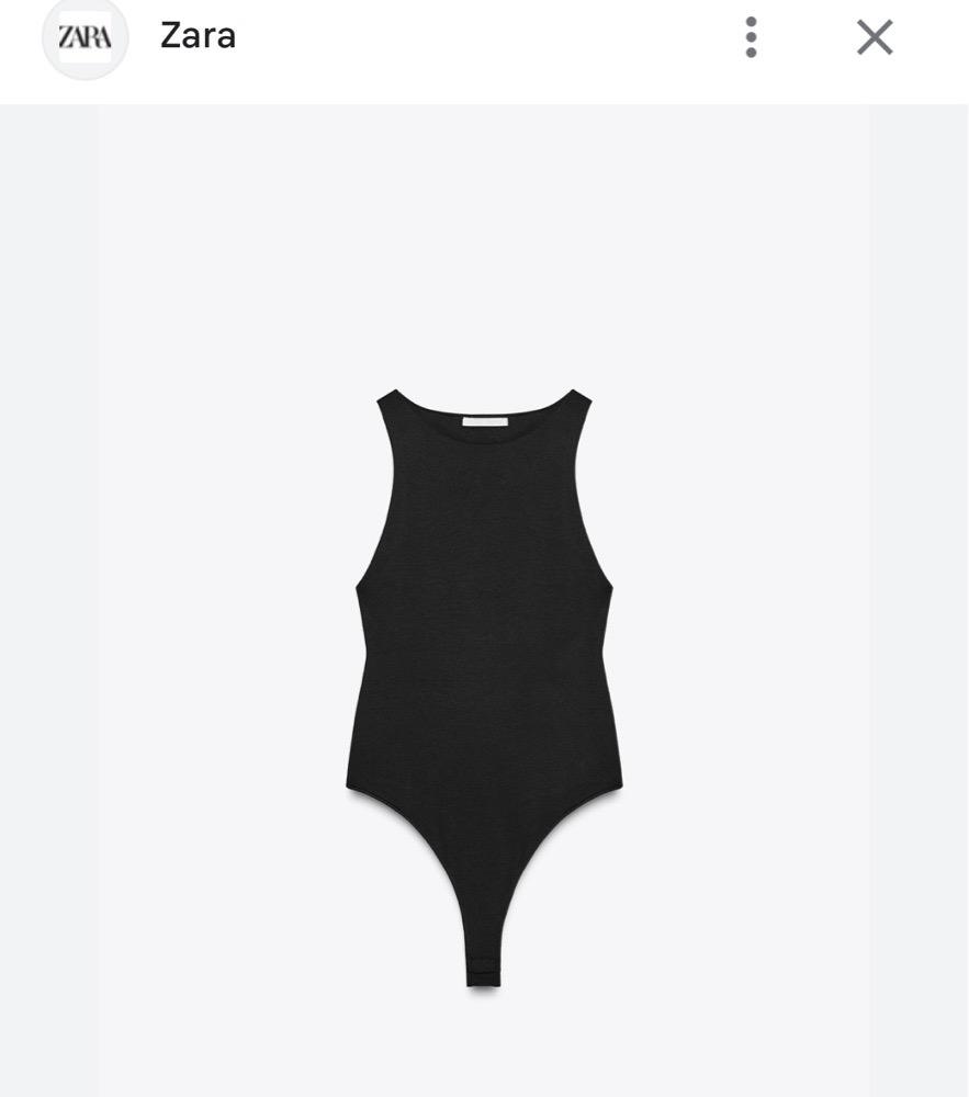 Body zara noir 
