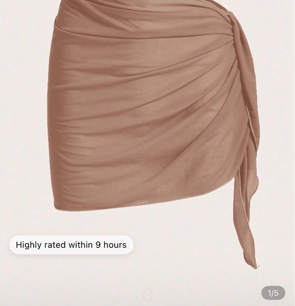 cache maillot beige 