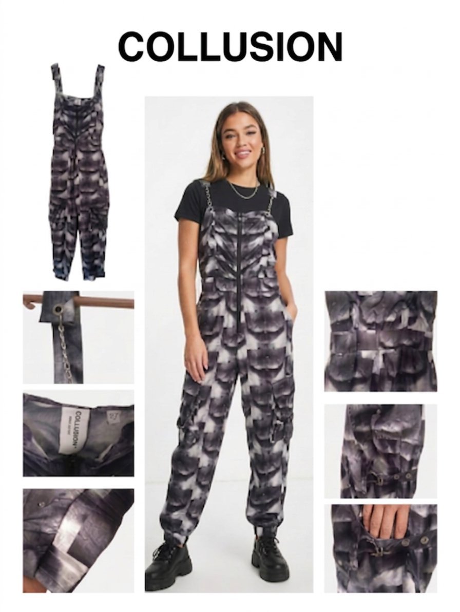 Combinaison moderne de la marque COLLUSION 🔗🖤 34 XS