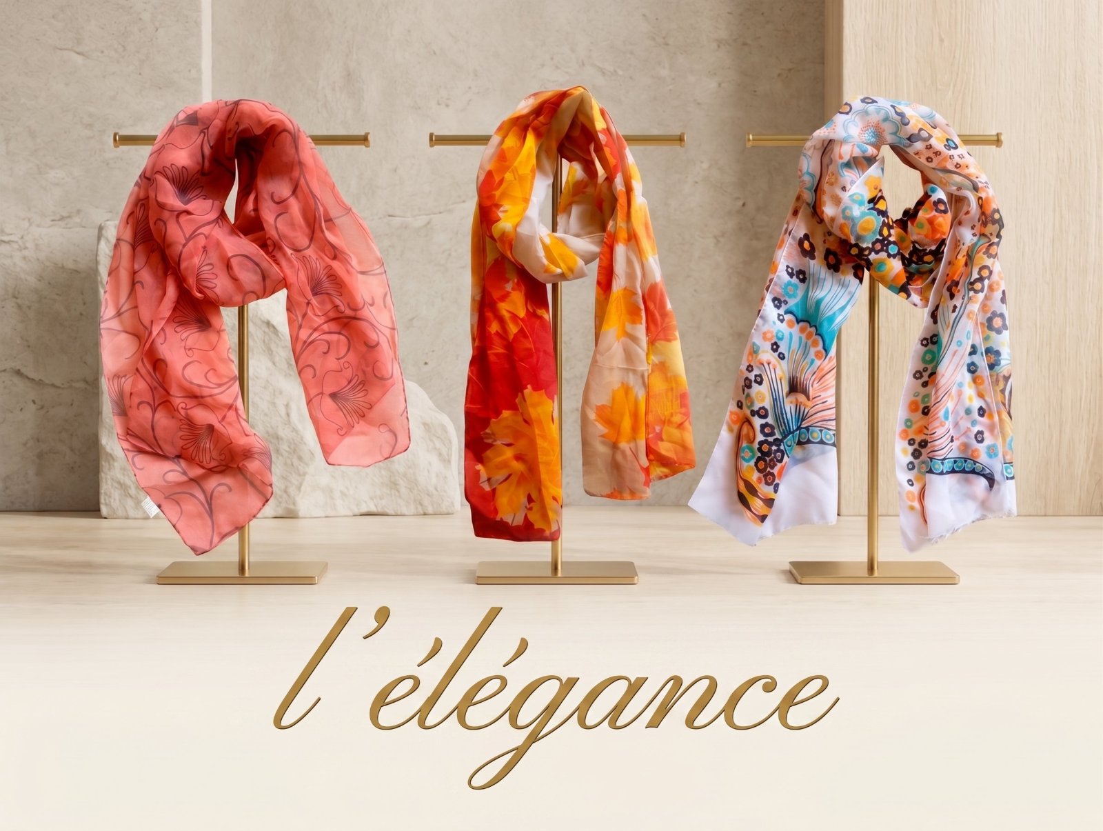 ✨ تميّزي بأناقتكِ مع تشكيلة الشالات الراقية 🌸🧣lot de 3