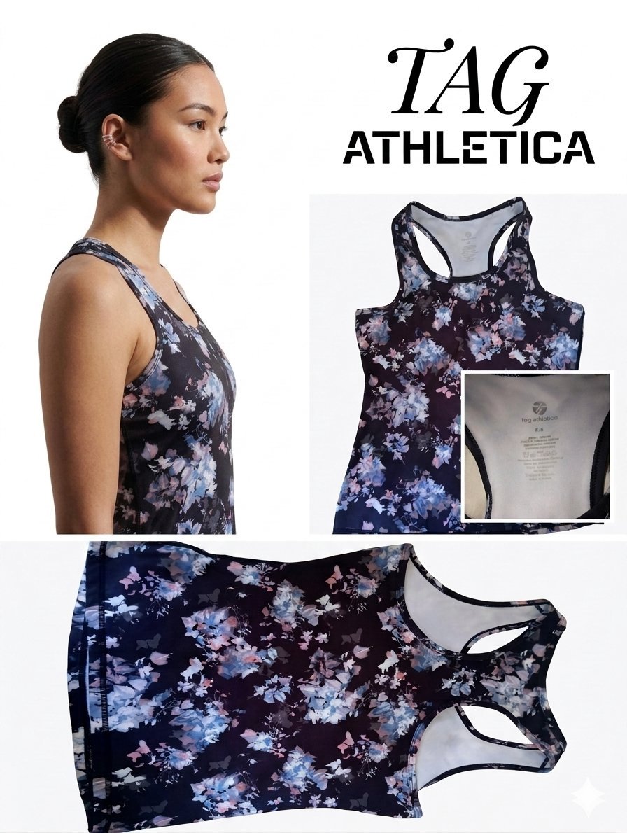 Débardeur de sport long من الماركة المميزة Tag Athletica.