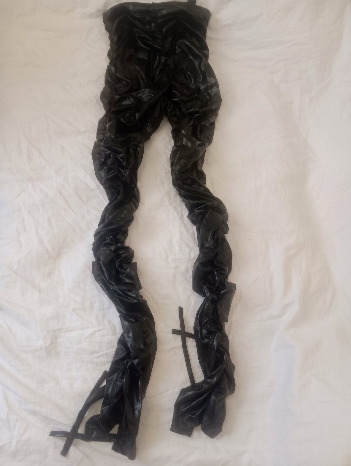 Legging noir plissé ⚫ XS 34 🥰 Shein 