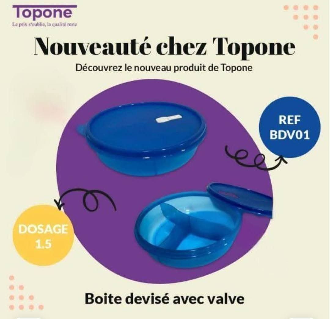 Boite devisé avec valve