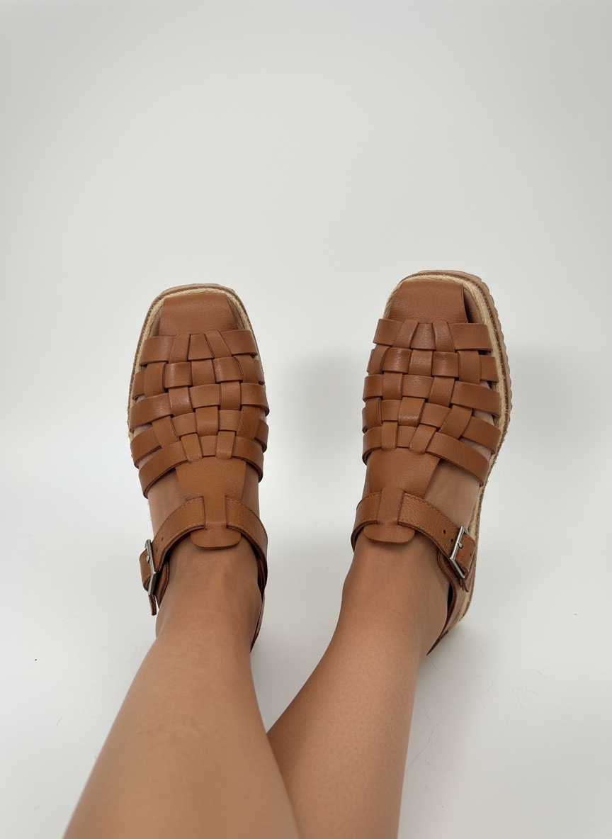 Sandale cuire ELLE shoes 