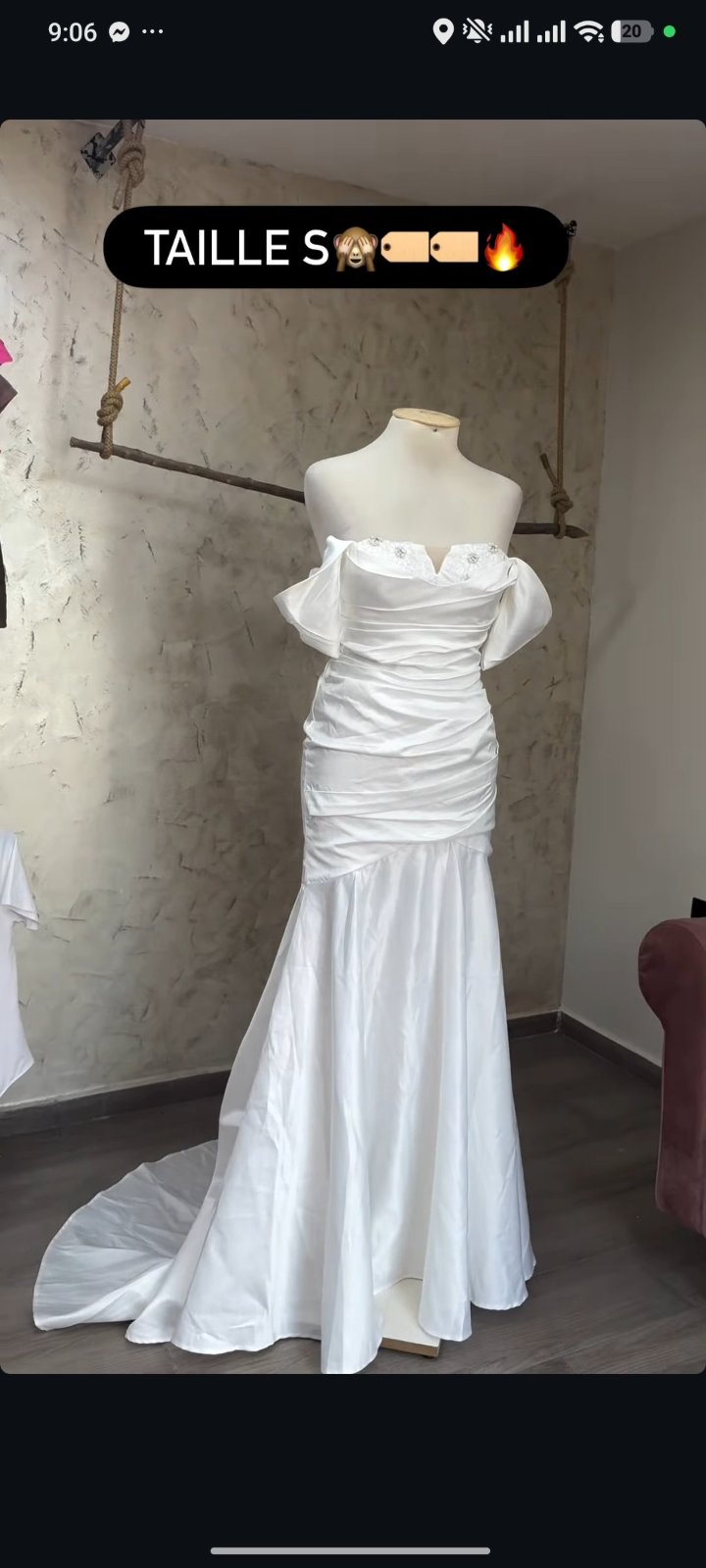 Robe de fiançailles/ mariage 