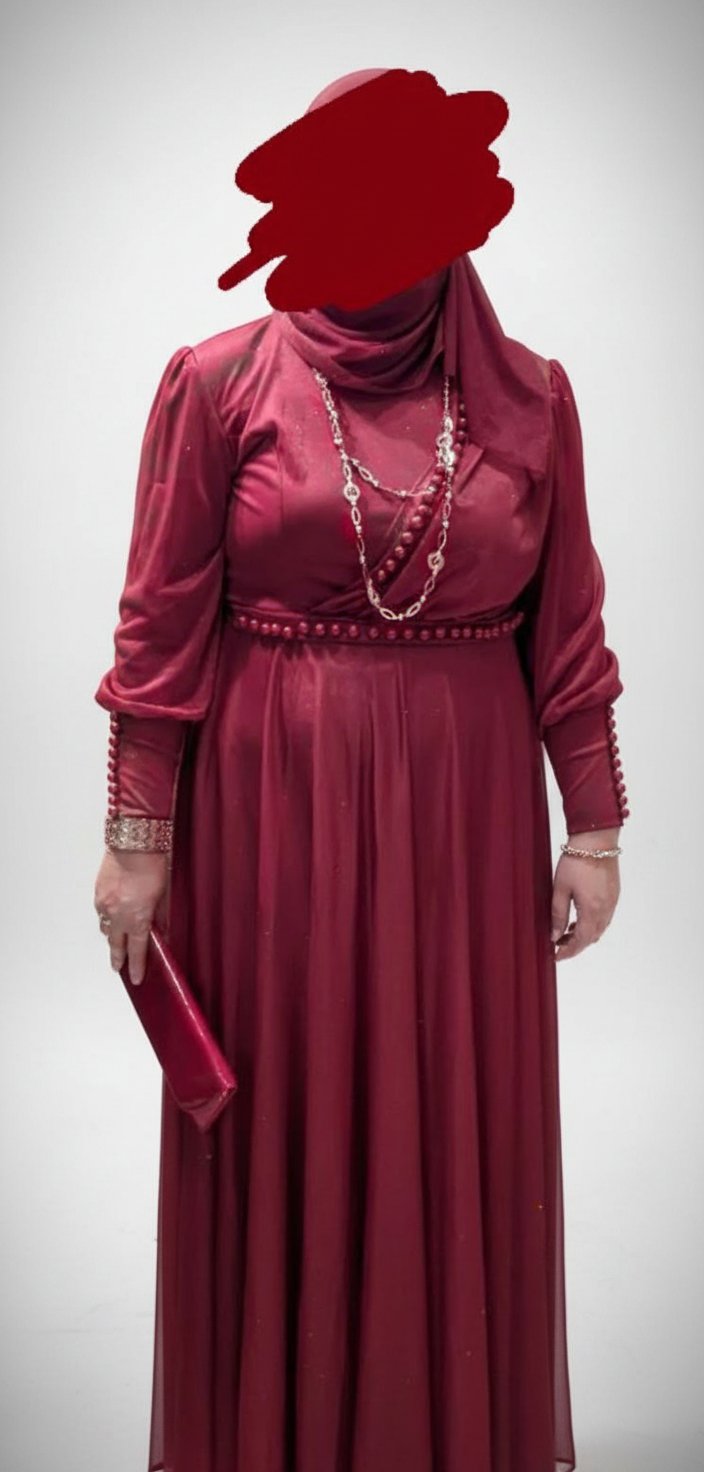 Sublime robe soirée avec voile 