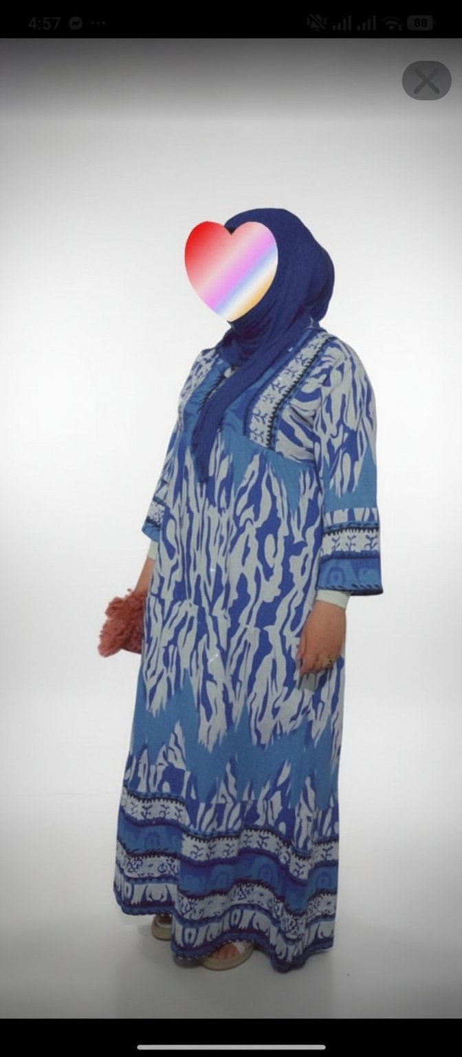 Robe d'été pour femme voilée 