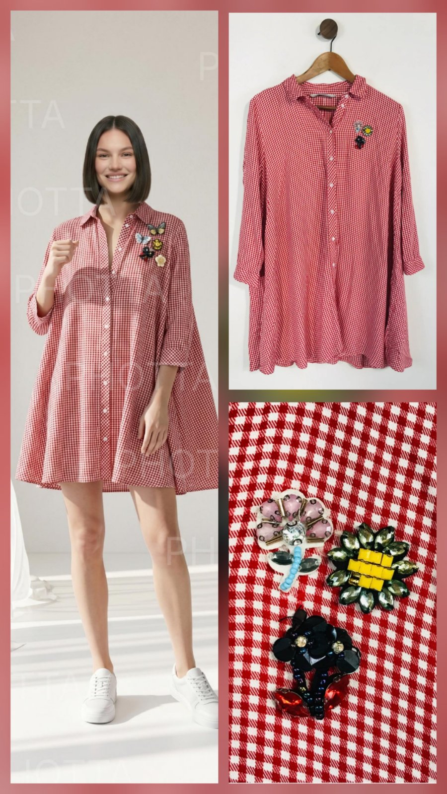 Mini Robe chemise Zara
