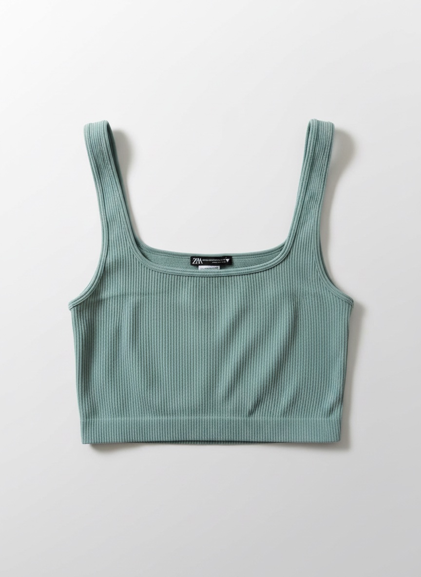 Haut zara vert 