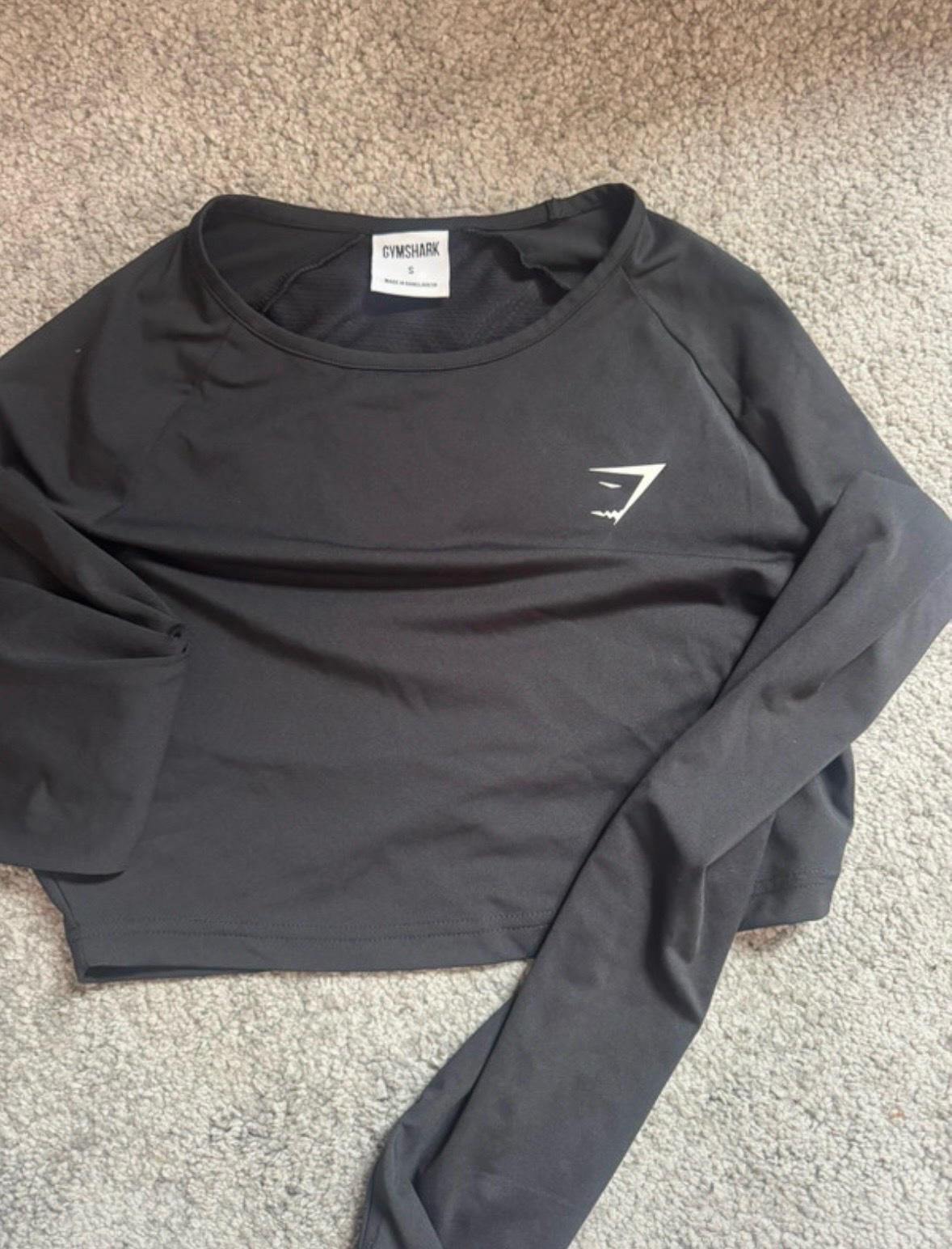 Top noir GYMSHARK neuf