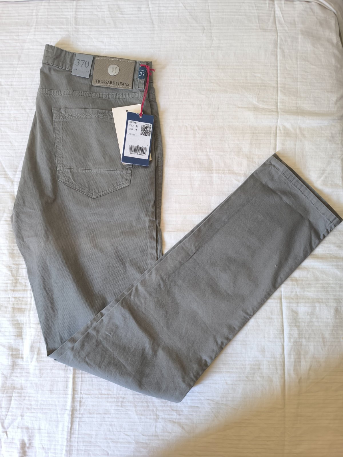 Pantalon Trussardi Jeans Homme – Modèle 370 Slim