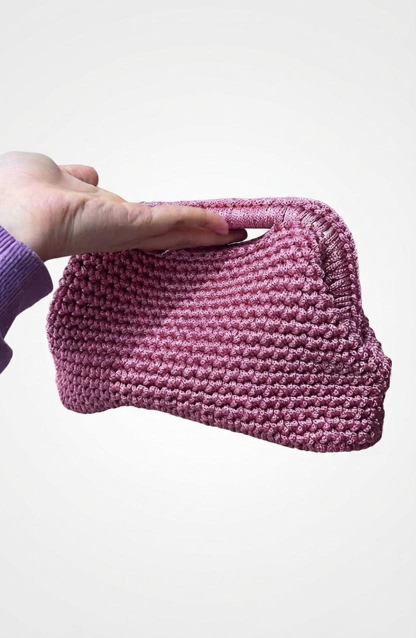 Clutch bag crochet
