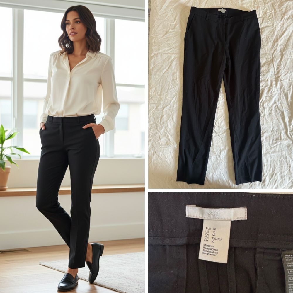 Pantalon posé H&M 🌹