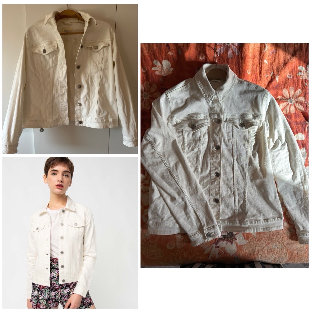 Veste jeans de la marque Essentials 🌹🤍