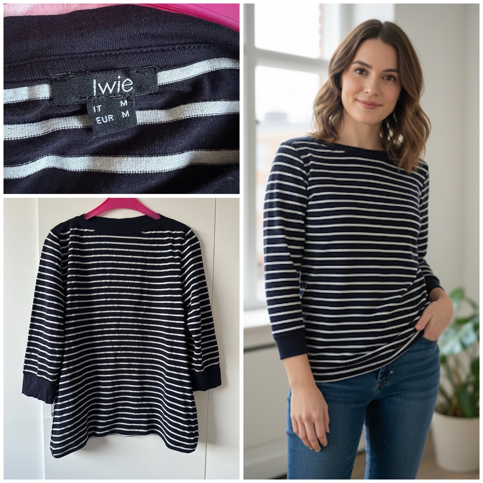 Marinière Brillante Iwie - Taille M 🌹