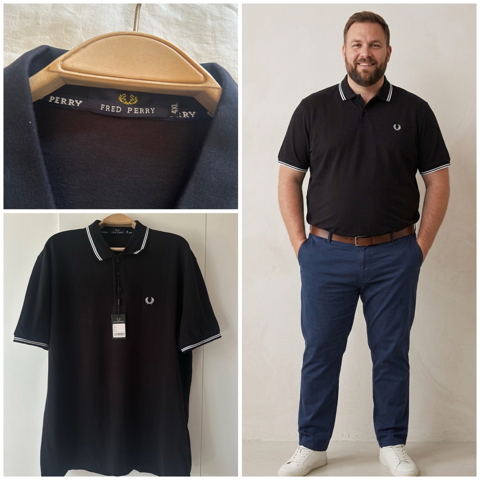 T-shirt homme Fred Perry grand taille ✨