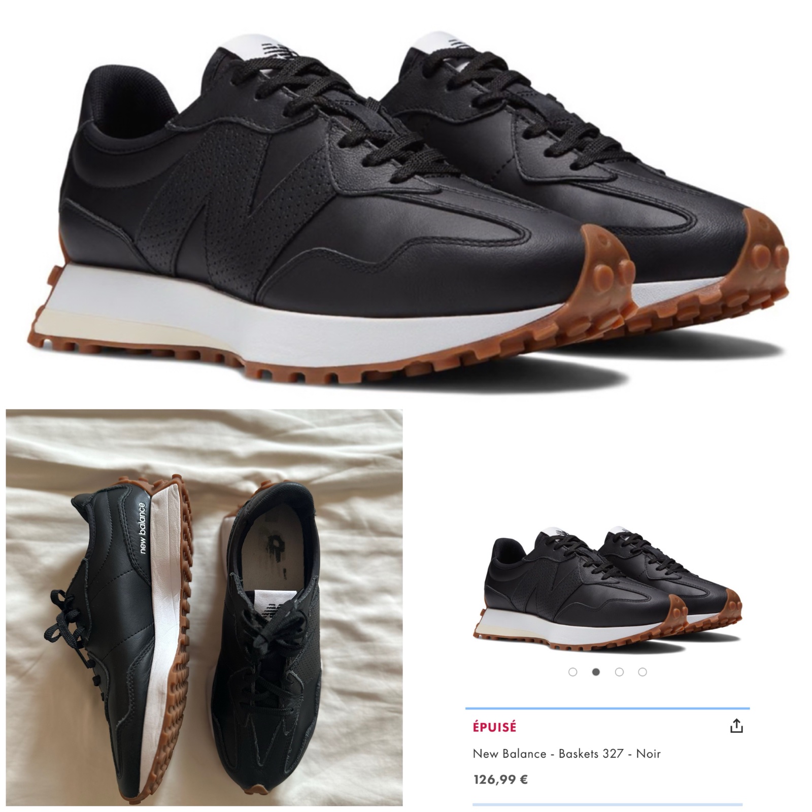 New Balance - Baskets 327 - Noir🔥✨