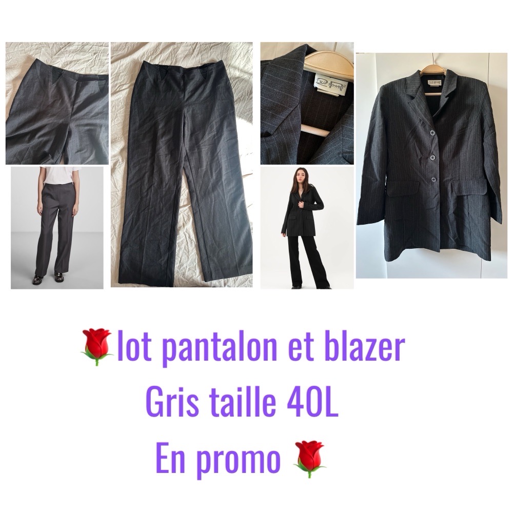 Lot pantalon + Blazer taille 40 🌹