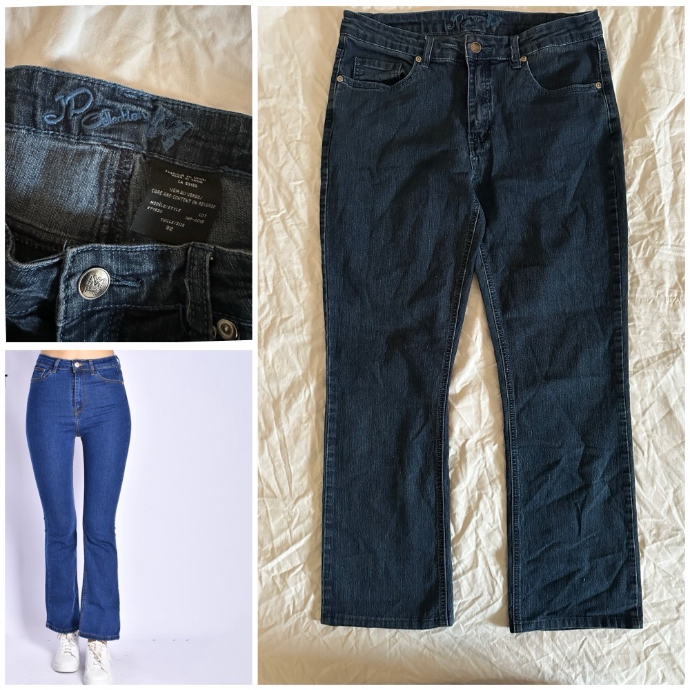 Pantalon cheville patte d'élèphant 🌹💙