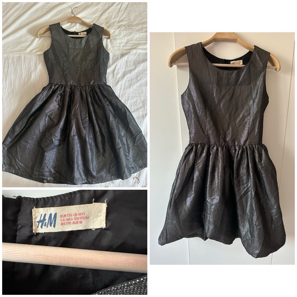 Robe argentée pour fille 💕