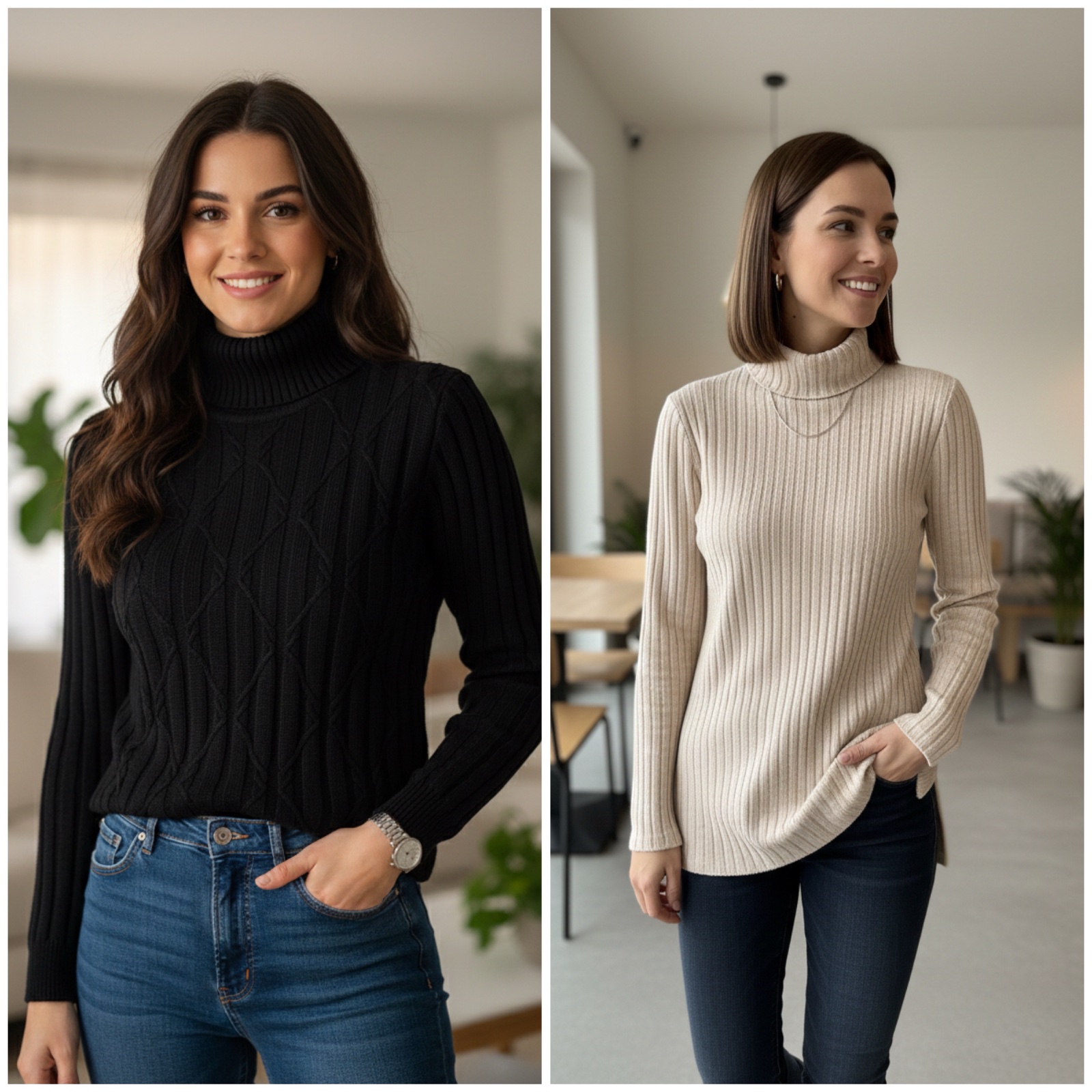 Lot de deux pulls basic taille 36/S🌹