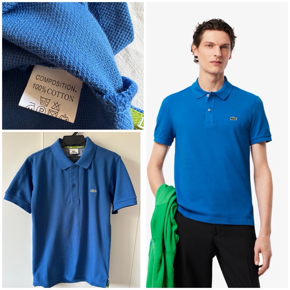 T-Shirt Lacoste 100% cotton 💙💙😍
