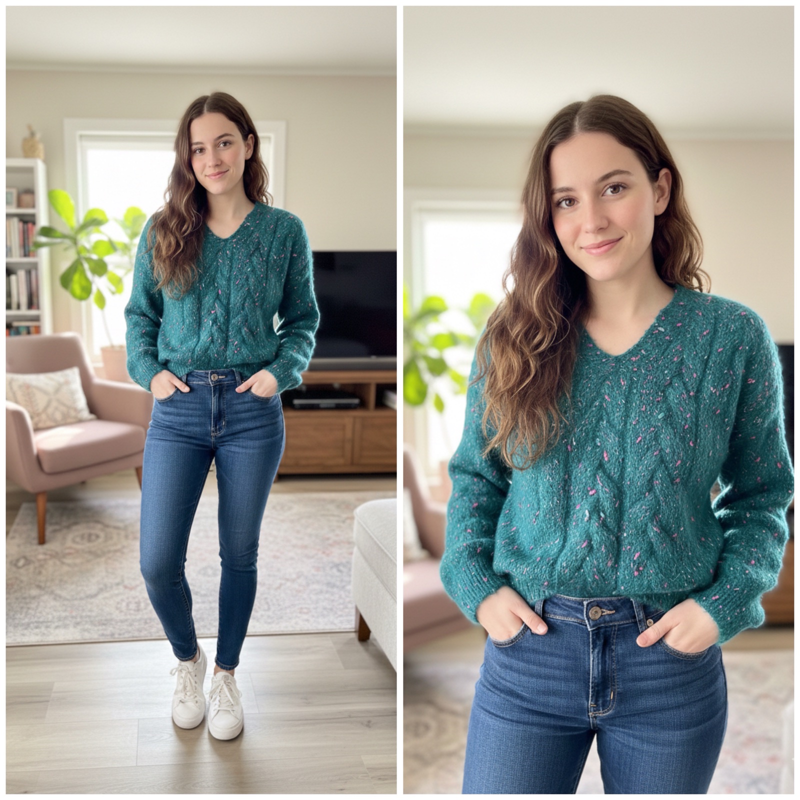 Magnifique pull 🌹😍