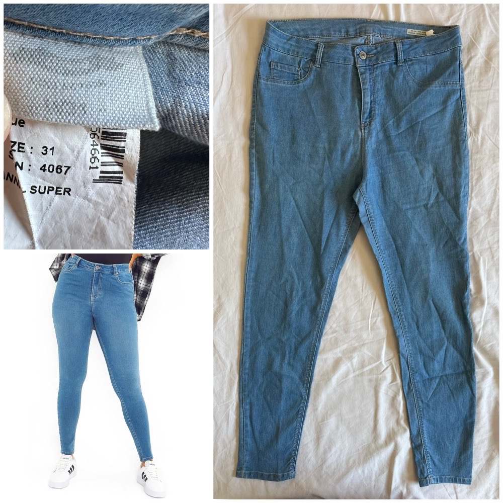 Jeans taille Haute 🌹💙