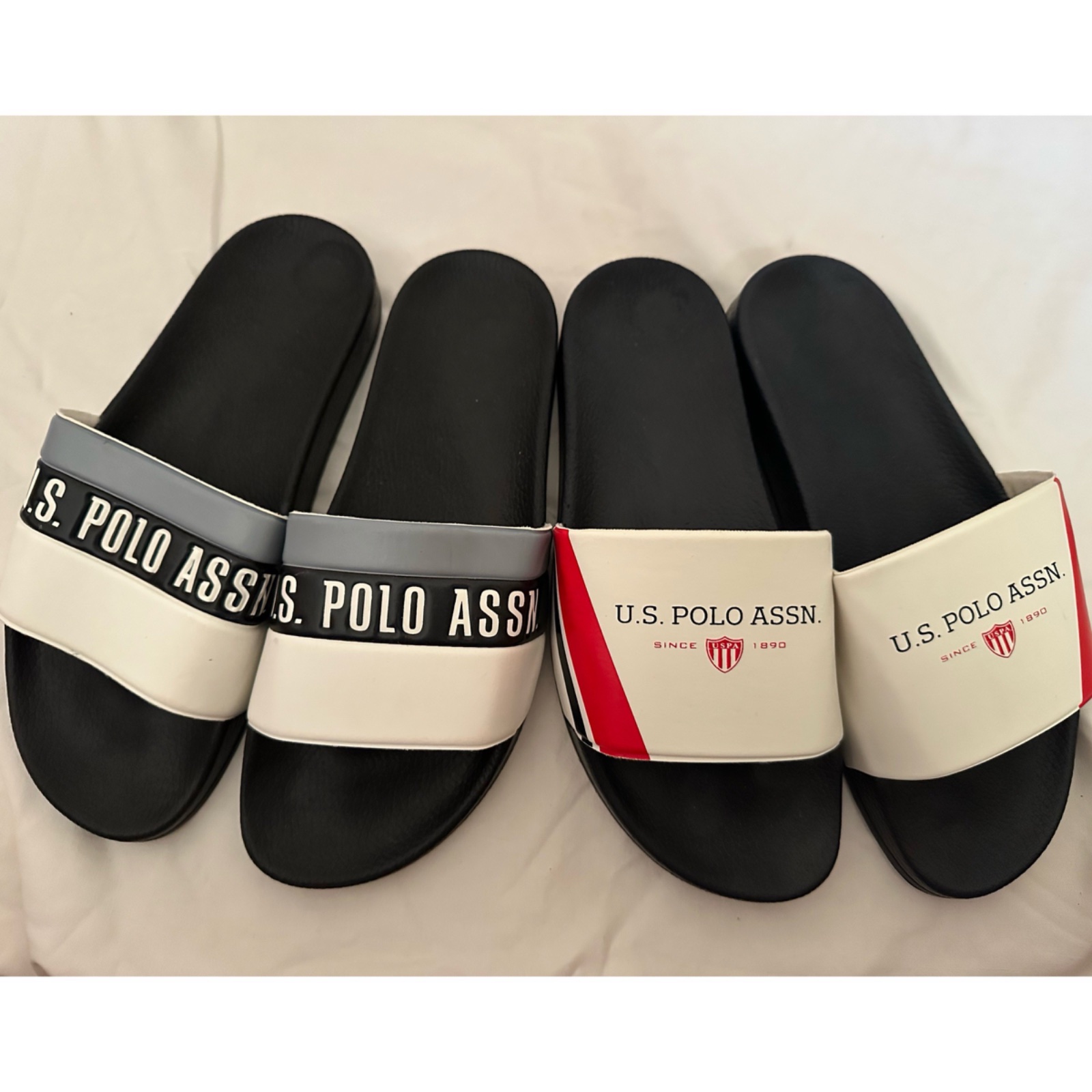 Deux claquettes U.S.POLO ASSN. 🤍